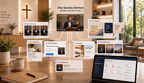 AI Tools for Churches: Sermon to Social Media Content (2026)